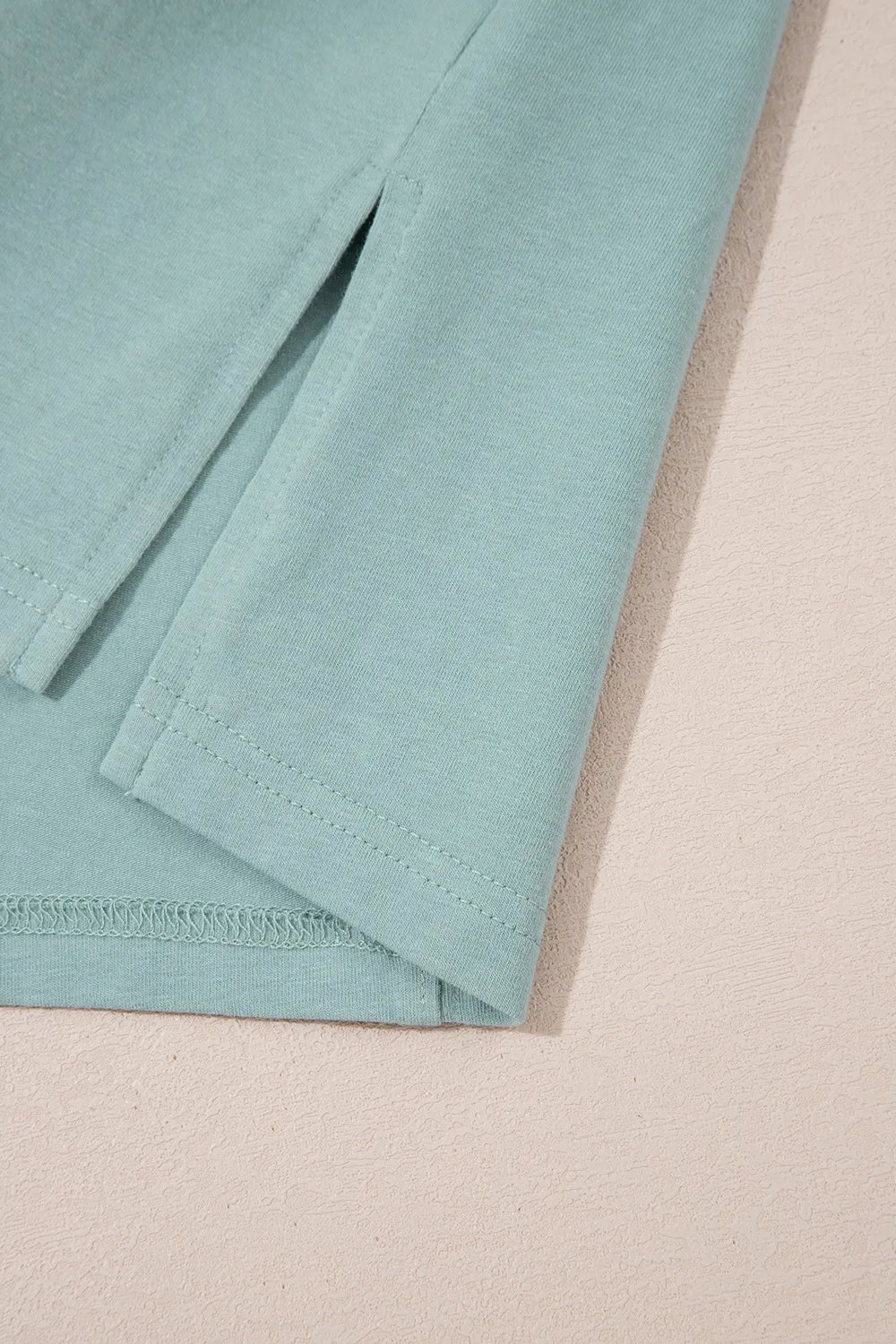 Frayed Denim Star Patched Oversize T Shirt