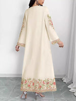 Floral Long Sleeve Maxi Dress
