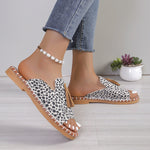 Tassel Detail Open Toe Sandals