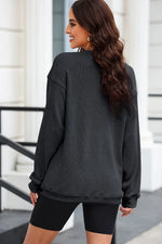Nutcracker Round Neck Long Sleeve Sweatshirt
