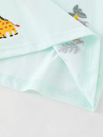 Children's Embroidered Animal Polo Shirt