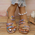 Open Toe Wedge Sandals