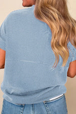 Mock Neck Short Sleeve T-Shirt