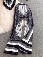 Tie Back Printed Cami and Pants Set