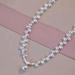 Irregular Freshwater Pearl Pendant Necklace