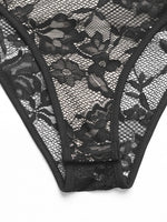 Lace Halter Neck Bodysuit