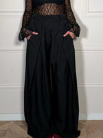 High-Waisted Wide-Leg Pants