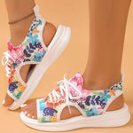 Tie-Dye Breathable Mesh Sandals