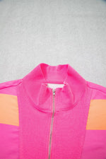 Stripe Long Sleeve Casual Top Drawstring Shorts 2pcs Set
