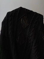 Diamond Pattern Round Neck Top