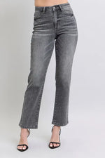 Judy Blue Full Size High Waist Rhinestone Straight Jeans Plus Size