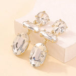 Alloy Geometric Dangle Earrings