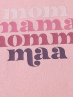 Children's Mama Graphic Tee and Leopard Shorts Set with Headband