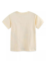 Children's Rainbow Unicorn Graphic Round Neck T-Shirt