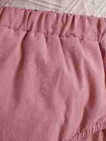 Children's Ruffle Trim Button Front Top and Shorts Set