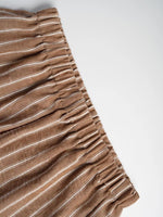 Striped Sleeveless Top and Wide Leg Pants Set