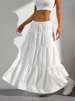 Flowy Tiered Maxi Skirt