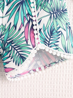 Children's Asymmetrical Neck Top & Shorts Set