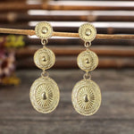 Vintage Alloy Dangle Earrings