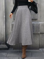 A-Line Midi Skirt