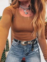 Long Sleeve Crop T-Shirt