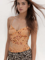 Crisscross Back V-Neck Cami