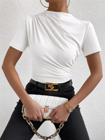 Ruched Short Sleeve T-Shirt