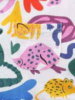 Children's Animal Print Short Sleeve Dress