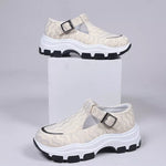 Round Toe Platform Loafers