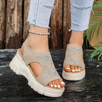 Open Toe Platform Sandals