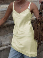 Lace Detail V-Neck Cami