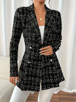 Tweed Double-Breasted Blazer