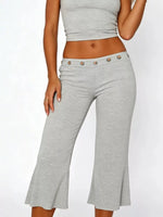 Mid Rise Capris Pants