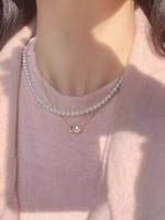 925 Sterling Silver Pearl Necklace