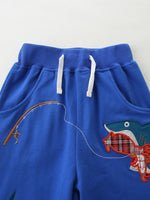 Children's Shark Graphic Tee and Shorts Set