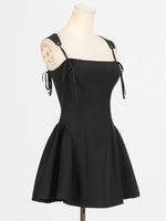 Lace Up Mini Cami Dress