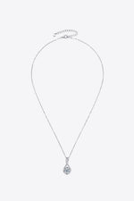 2 Carat Moissanite 925 Sterling Silver Necklace