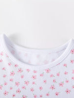 Children's Floral Print Tulle Dress