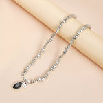 Silver-Plated Minimalist Pendant Necklace