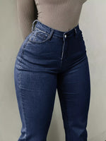 High-Waisted Flare Leg Jeans