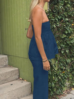 Tube Top and Pants Set