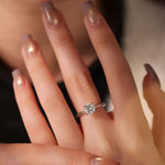 1 Carat 925 Sterling Silver Moissanite Ring