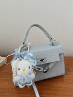 Croc-Embossed Mini Crossbody Bag