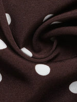 Polka Dot Sleeveless Maxi Dress