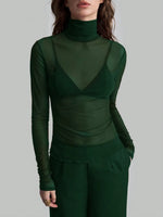 Turtleneck Long Sleeve Top