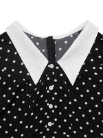 Polka Dot Peter Pan Collar Dress