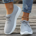 Round Toe Lace Up Sneakers