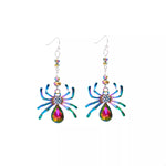 Colorful Spider Drop Earrings