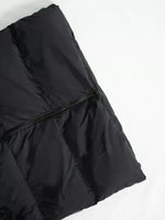 Longline Padded Hooded Vest Coat