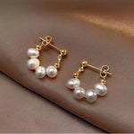 Freshwater Pearl Hoop Earrings